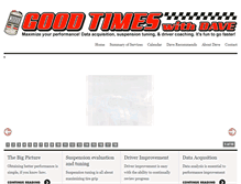 Tablet Screenshot of goodtimeswithdave.com